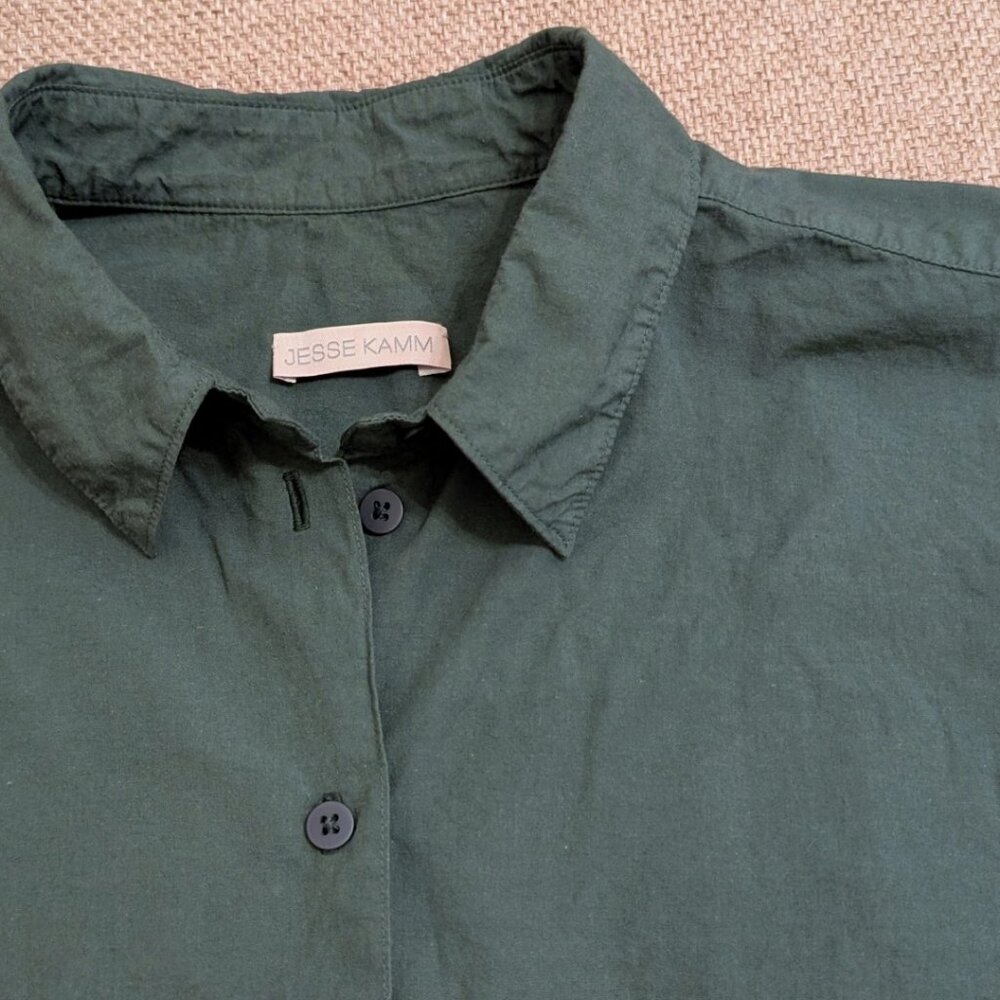 Jesse Kamm Alberta Shirt in Forest Green - Picture 4 of 6